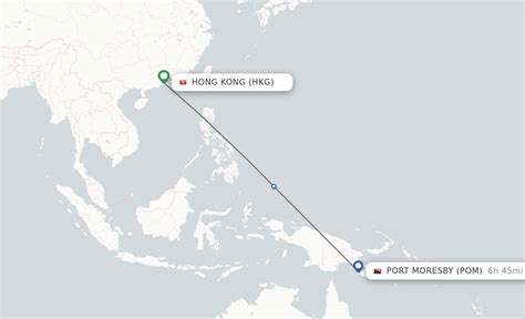 hong kong to port moresby